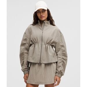 NWT Lulu Nylon Cinchable Jacket